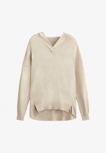 Пуловер с капюшоном