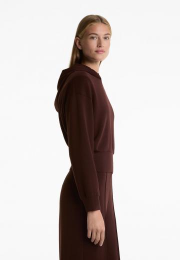 Пуловер с капюшоном