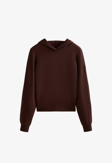 Пуловер с капюшоном