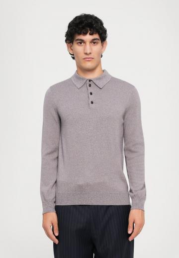 Поло с длинным рукавом