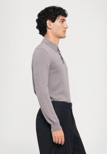 Поло с длинным рукавом