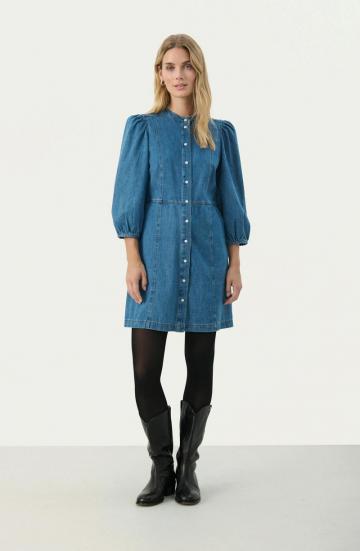 Джинсовое платье