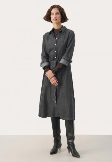 Джинсовое платье