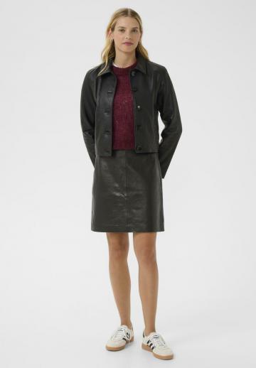 Кожаная юбка