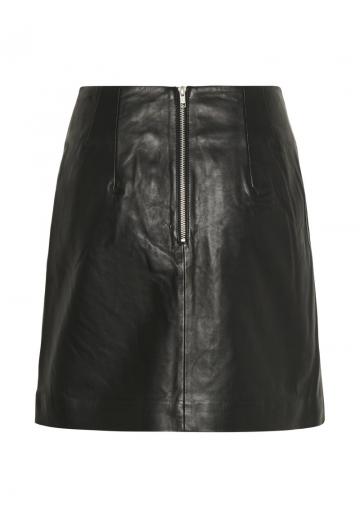 Кожаная юбка