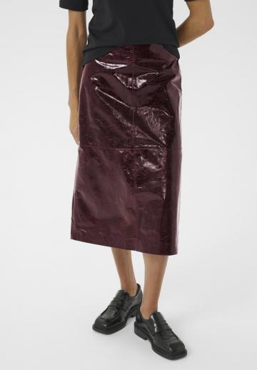 Кожаная юбка
