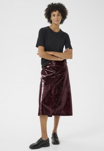 Кожаная юбка