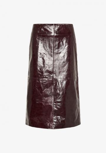 Кожаная юбка