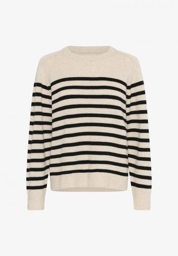 Пуловер в полоску
