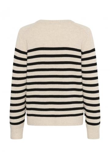 Пуловер в полоску