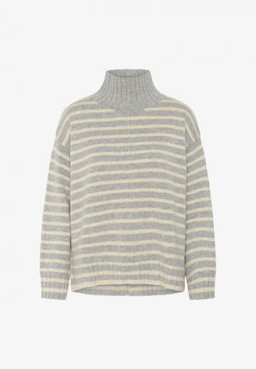 Пуловер в полоску