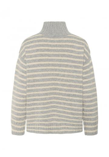 Пуловер в полоску