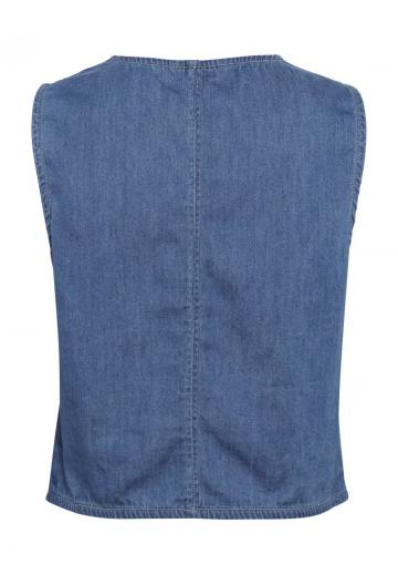 Джинсовая жилетка