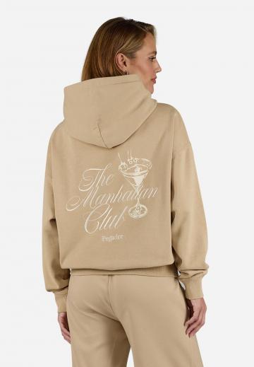 Пуловер с капюшоном