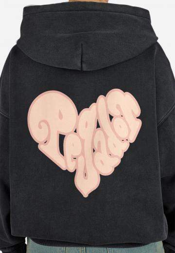 Пуловер с капюшоном