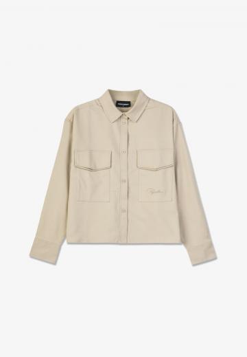 Куртка с накладнымит карманами