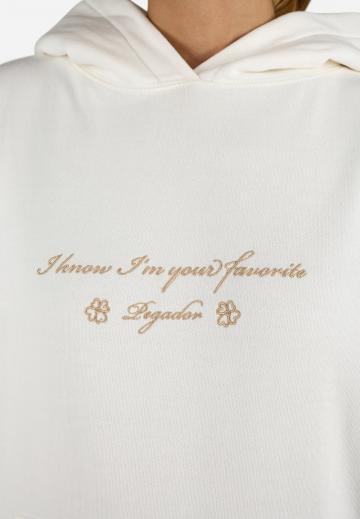 Пуловер с капюшоном