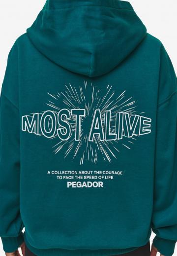 Пуловер с капюшоном