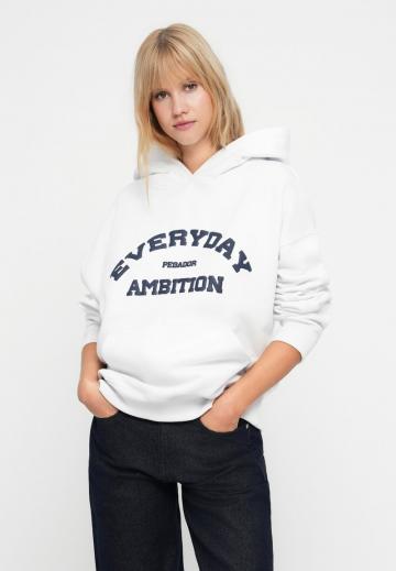 Пуловер с капюшоном