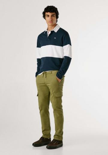 Брюки с накладными карманами