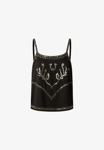 Топ на бретельках