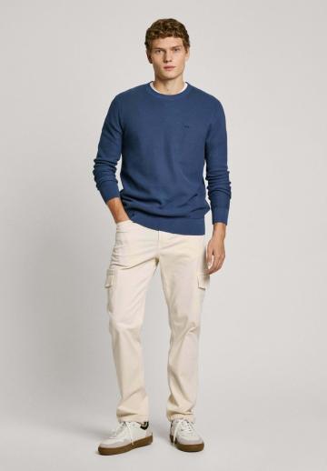 Брюки с накладными карманами