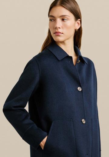 Шерстяное пальто