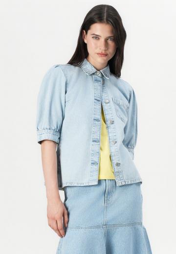 Джинсовая блузка