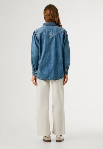 Джинсовая блузка