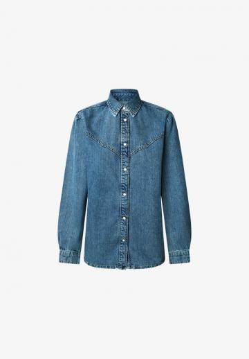 Джинсовая блузка