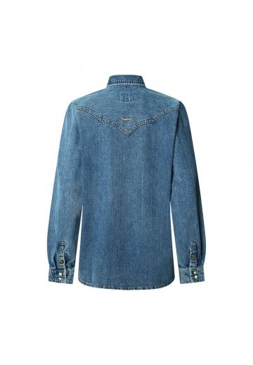 Джинсовая блузка