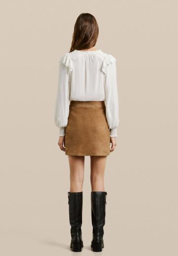 Кожаная юбка