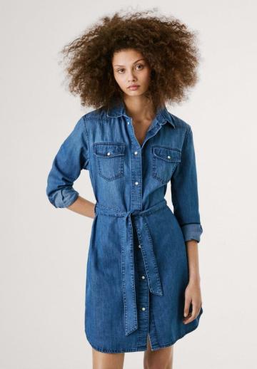Джинсовое платье