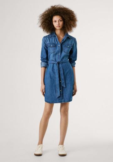 Джинсовое платье