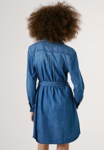 Джинсовое платье