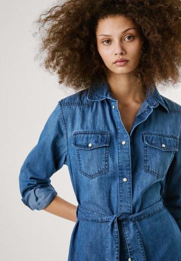 Джинсовое платье