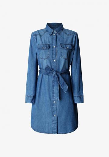 Джинсовое платье