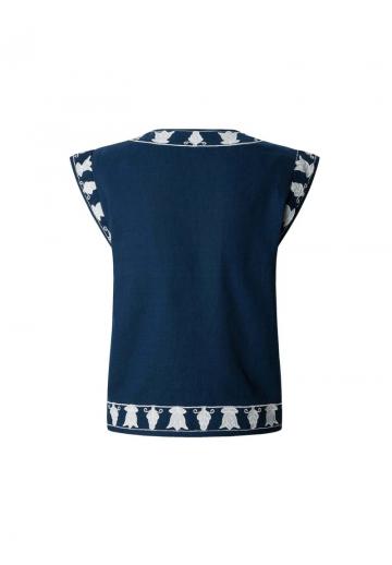 Джинсовая жилетка