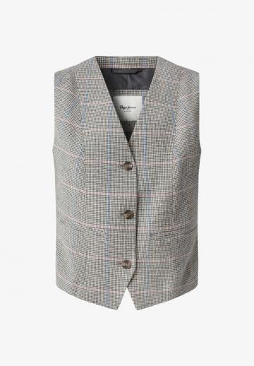 Джинсовая жилетка