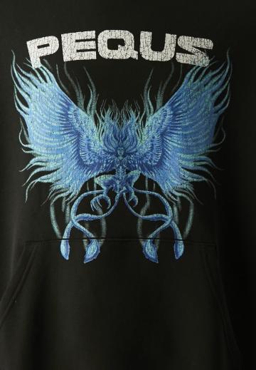 Пуловер с капюшоном