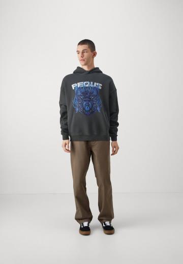 Пуловер с капюшоном