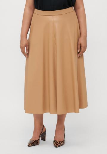 Кожаная юбка