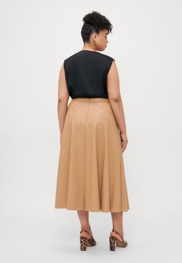 Кожаная юбка