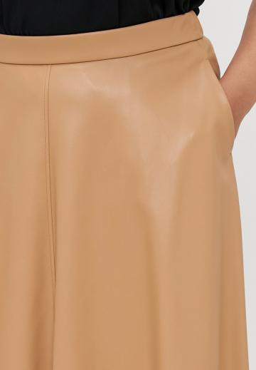 Кожаная юбка