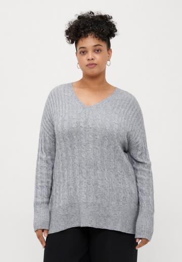 Длинный пуловер