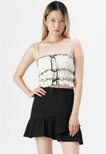 Юбка с воланами