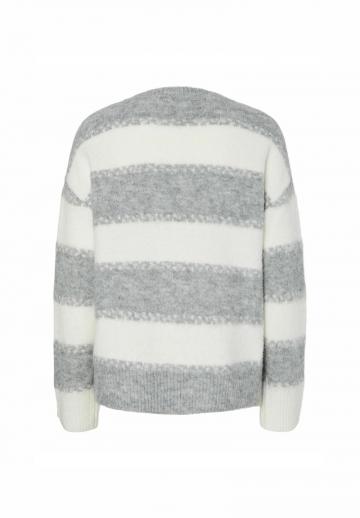 Пуловер в полоску