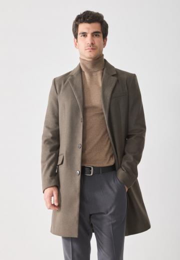 Шерстяное пальто