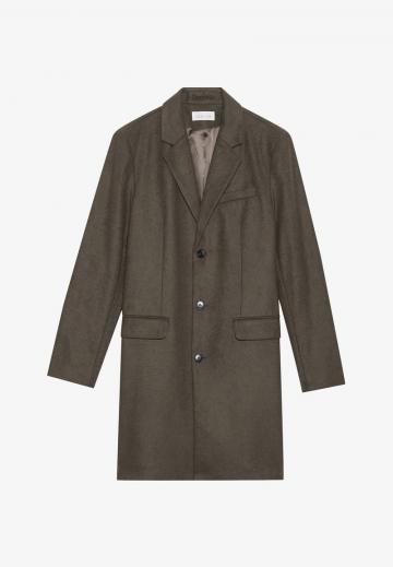 Шерстяное пальто