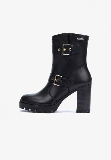 Полусапожки на высоком каблуке